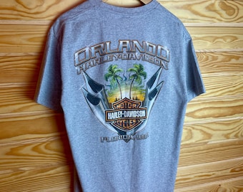 Camiseta Harley Davidson Orlando vintage rara talla L