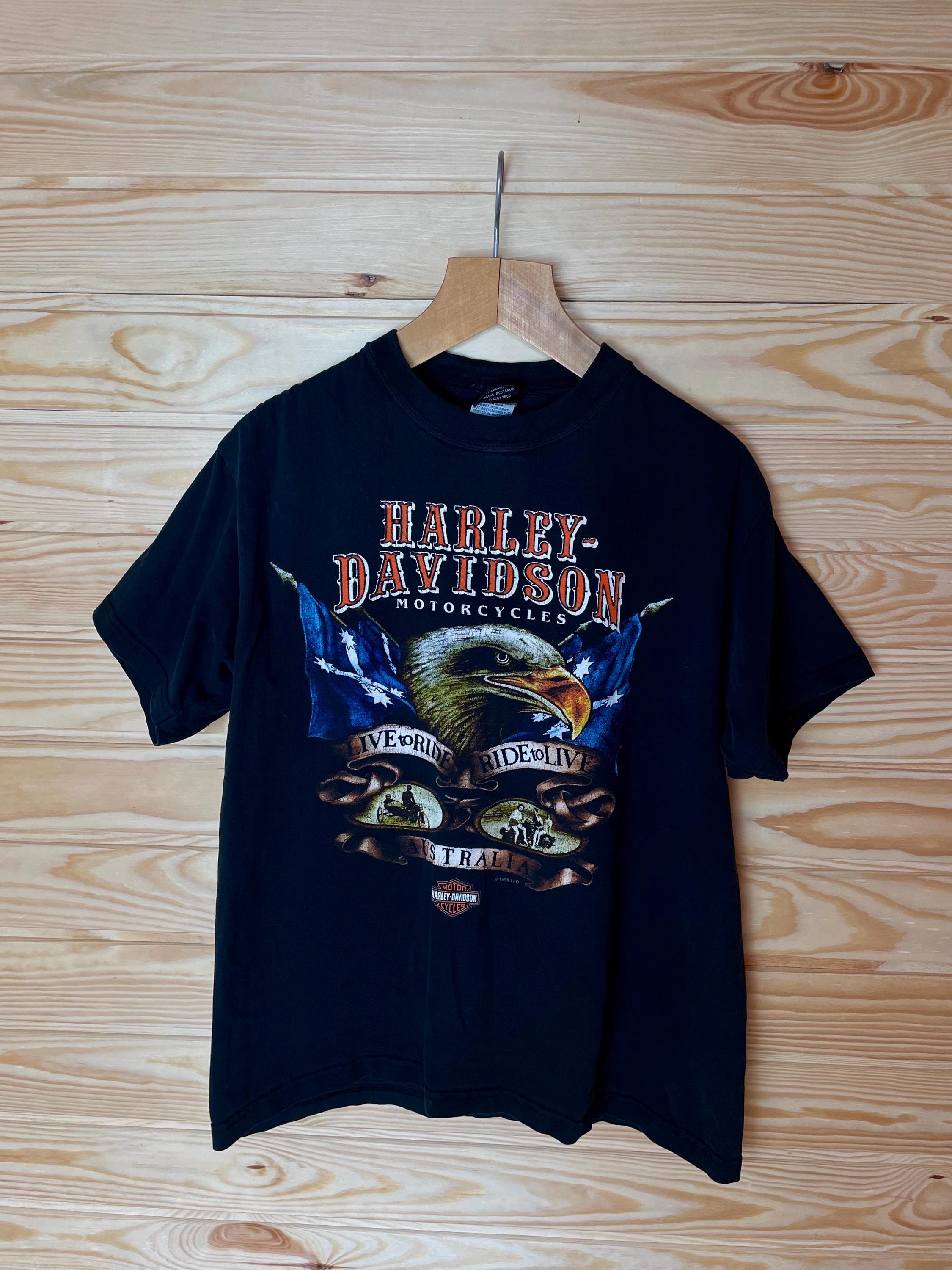 00s Harley-Davidson Vintage Tシャツ Vintage Harley Davidson 1996 T-shirt Size M - Etsy