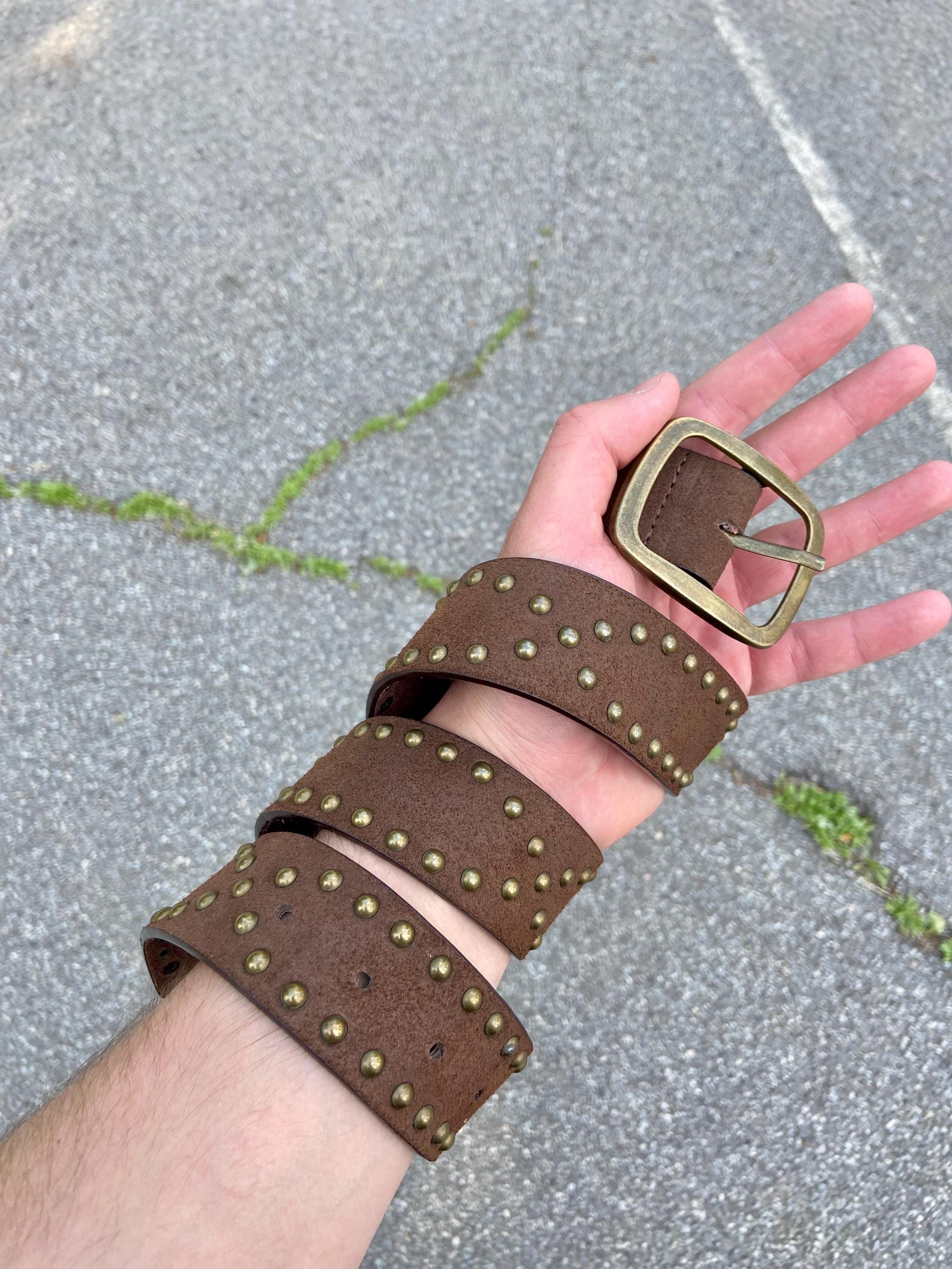 Vintage Avant Garde Leather Belt - Etsy display picture 2