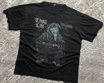 Camiseta vintage 2Pac de Thug Life, talla M