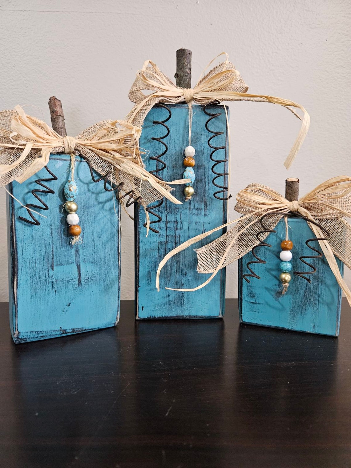 Handcrafted Rustic Wooden Pumpkins - Etsy