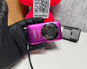 Canon PowerShot IXUS 115 HS 12.1MP Digital Camera - PINK y2k camera 2GB