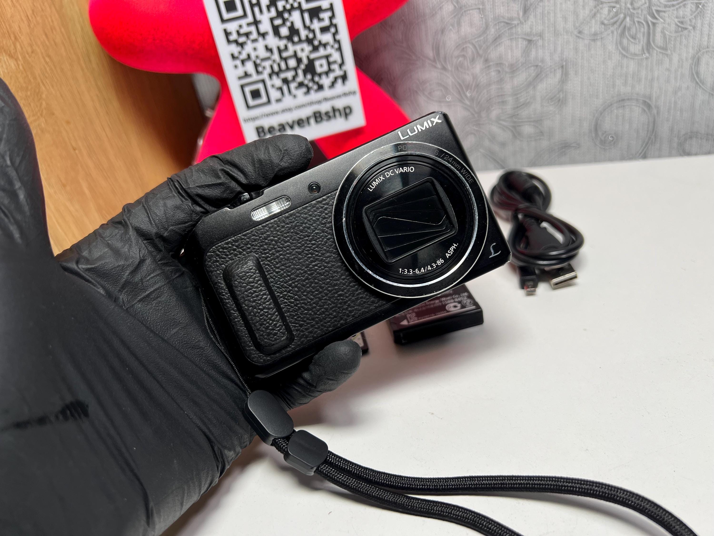 Panasonic DMC-TZ57 16.0MP 20x Optical Zoom Digital Camera - Black