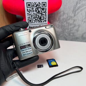 Nikon Coolpix L23 Digital Camera 10.1MP 5x Optical Zoom - SILVER Y2K 8GB