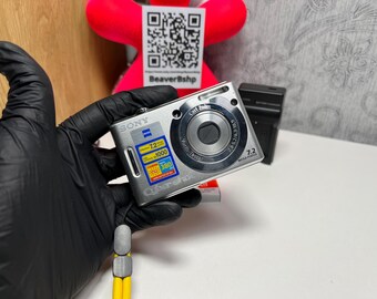 ブルー ソニー サイバーショット DSC-W80 • 7.2MP レトロデジタル