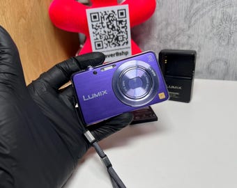 パナソニック DMC-FS45 16.0MP デジタルカメラ - パープル ヴィンテージカメラ 8GB