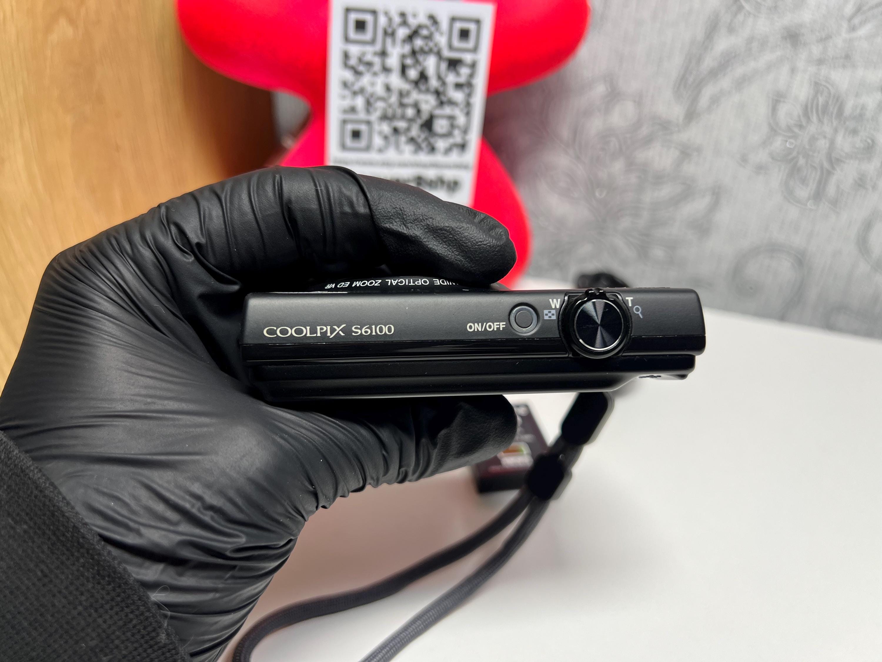 Nikon Coolpix S6100 Digital Camera 16.0MP 7x Optical Zoom - BLACK