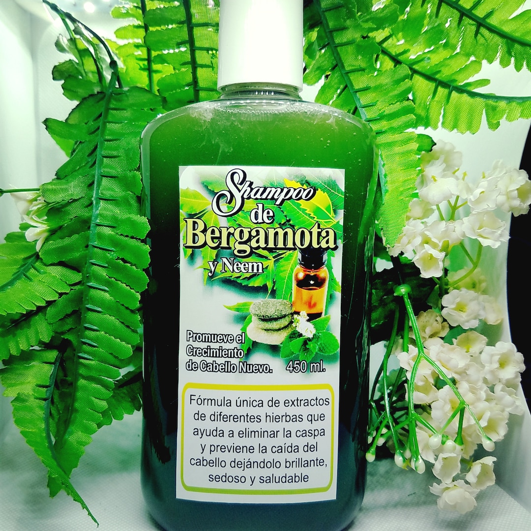 Shampoo BERGAMOTA Handmade for HAIR LOSS New Hair Growth Grows Hair