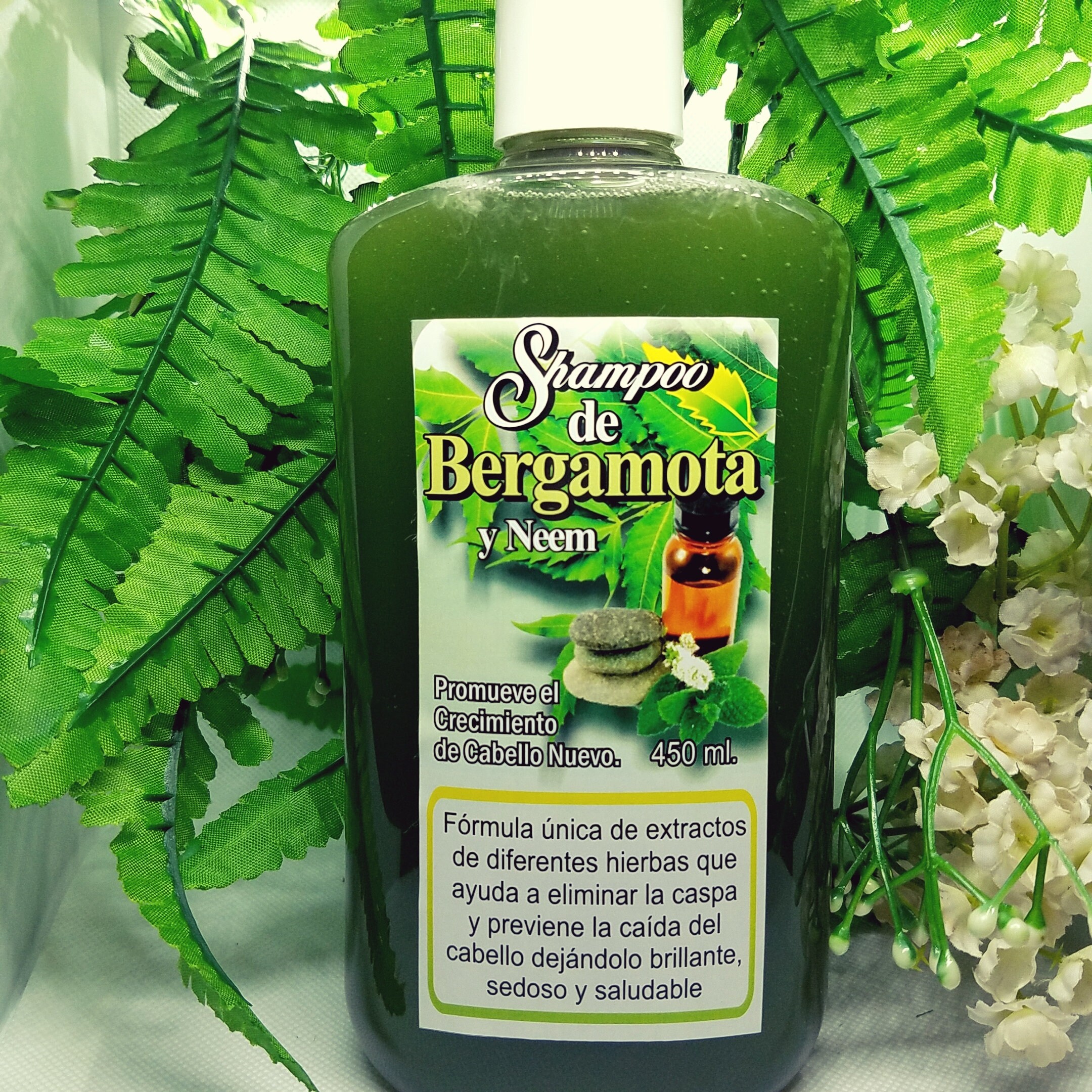 Shampoo BERGAMOTA Handmade for HAIR LOSS New Hair Growth Grows Hair