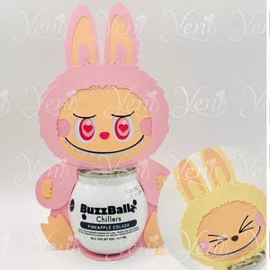 Labubu Buzzballz Halter - SVG (cricut oder scanandcut) - Studio (Cameo) / Digitale Datei