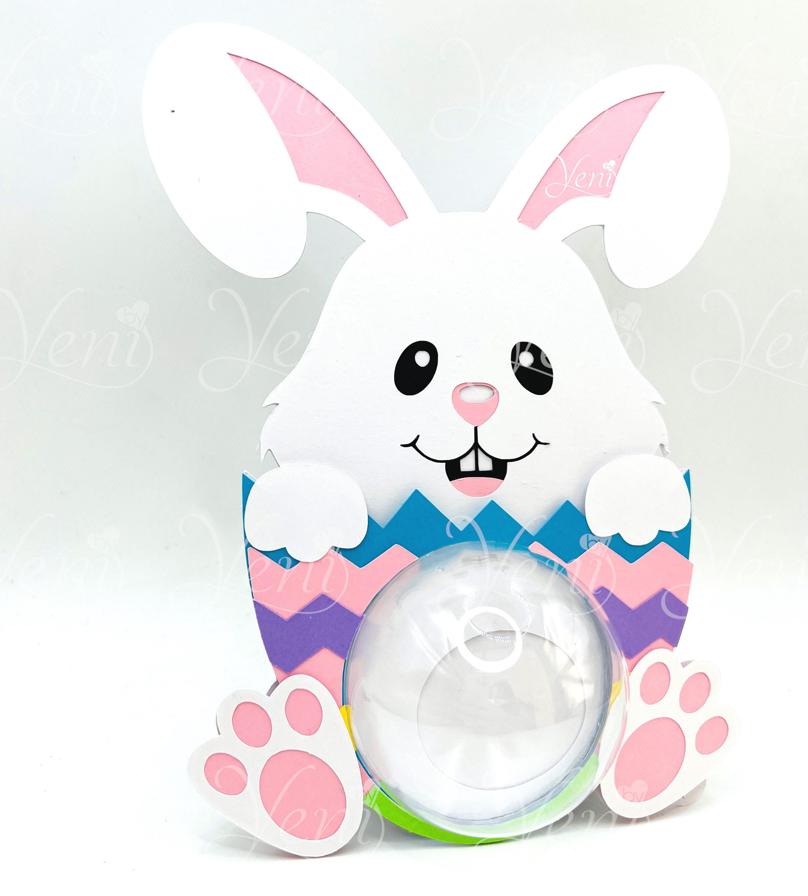 Easter Bunny Candy Holder SVG: Spoon Mechanism, Digital Files - Etsy