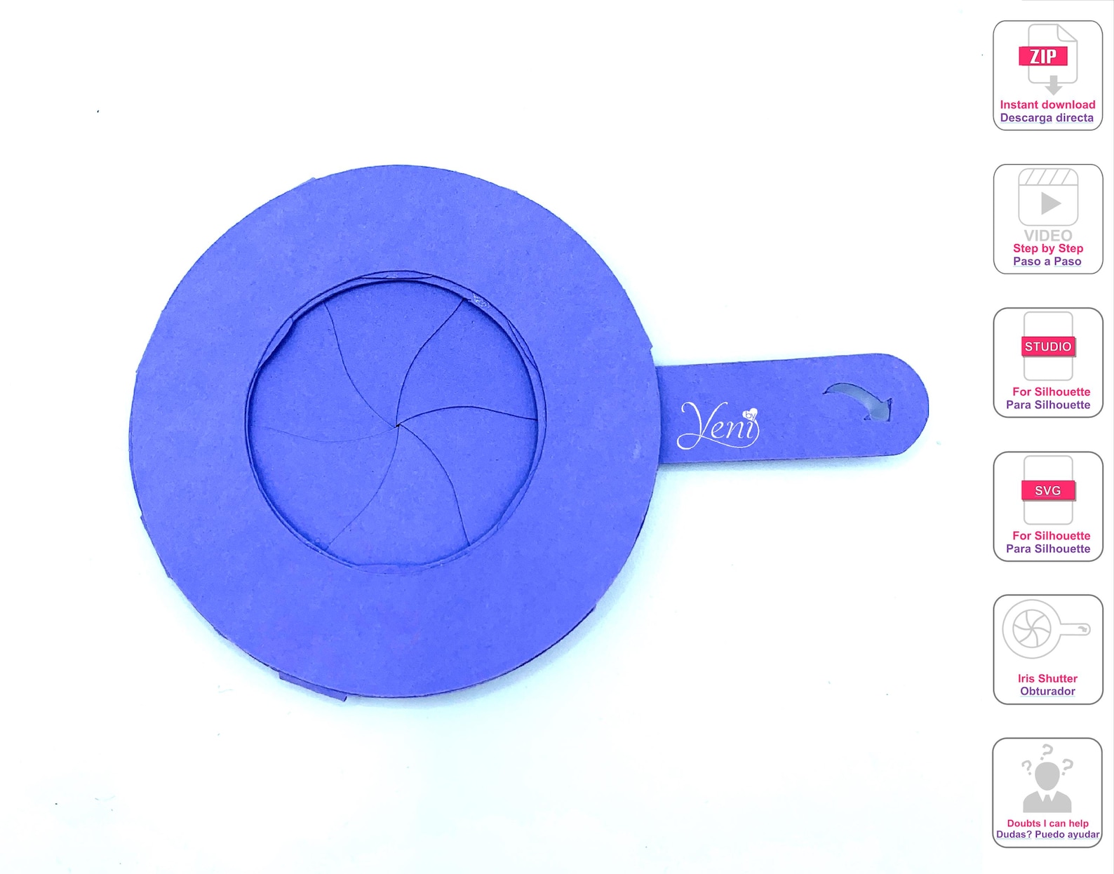 Iris Shutter / Magic Iris / Obturador /OPENING MECHANISM - Digital File ...