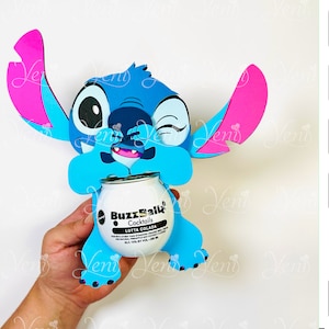 Stitch Buzzballz holder - SVG (cricut or scanandcut)- Studio (Silhouette) file for / Digital File