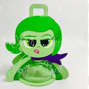 Pojemnik na cukierki obrzydliwość - Do kuli 8 cm / 3,15” - Pliki cyfrowe - svg studio - Emocje