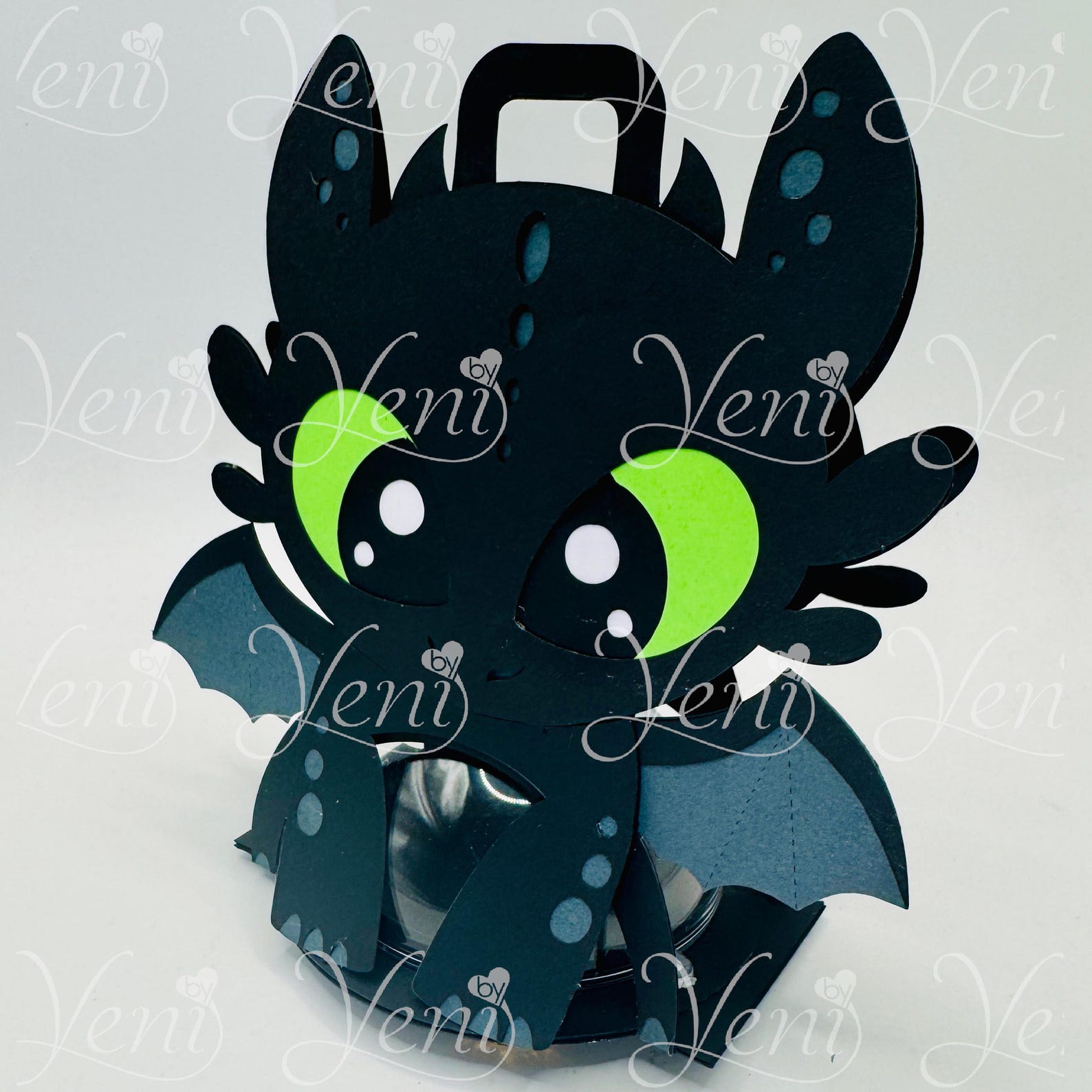 Toothless Candy Holder - for 8cm / 3.15” Sphere - Digital Files - Svg ...
