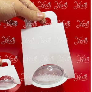 Modello di base multi-supporto - Per sfera/cupola da 8 cm/3,15", pronto per essere personalizzato e utilizzato con forbici, Cricut e Silhouette