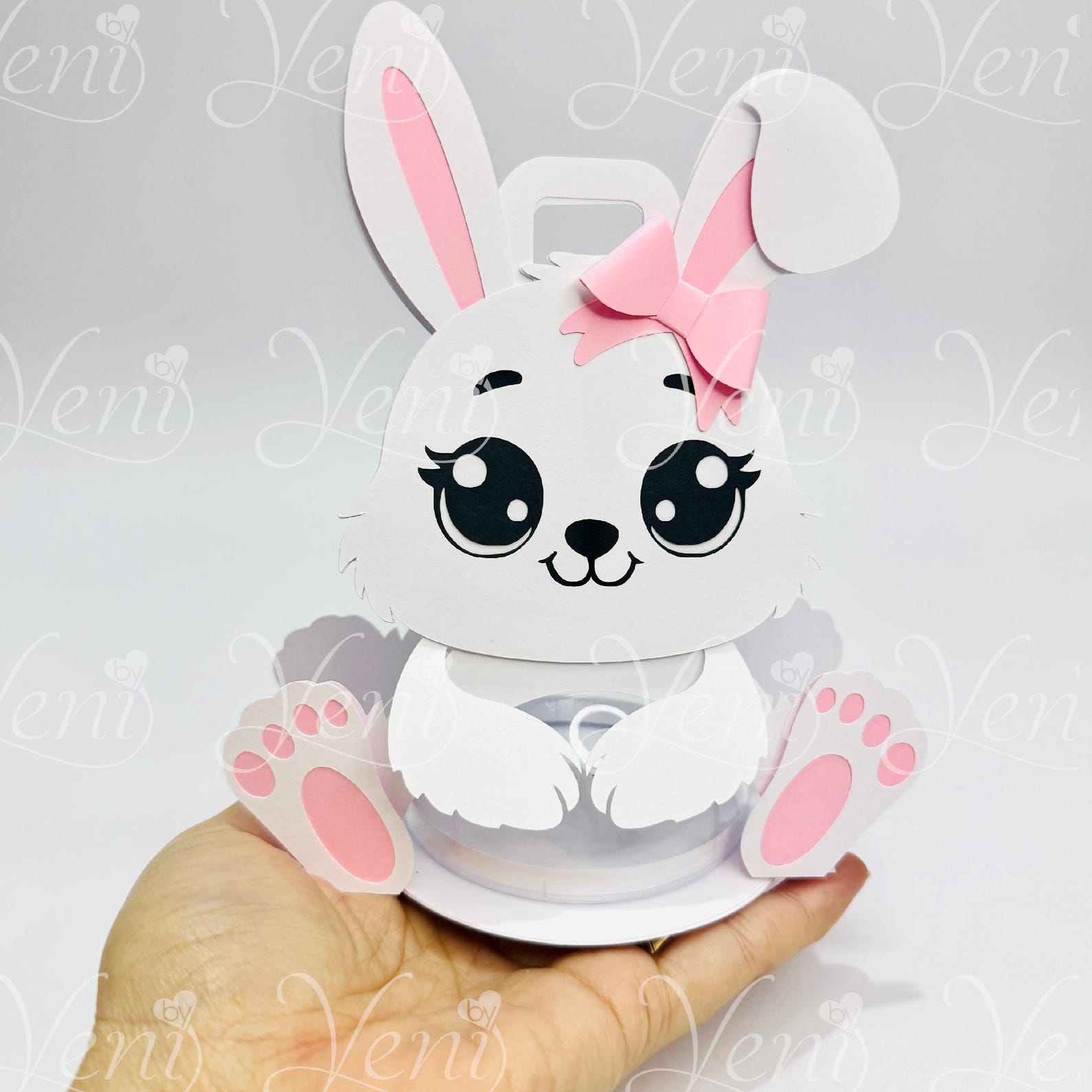 Bunny Candy Holder SVG – Easter Treat Box Digital Files - Etsy