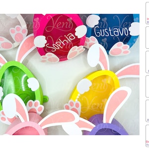 Mit Iris Shutter Bunny Oster Candy Box - SVG (cricut oder scanandcut) - Studio (Silhouette) datei für / Digital File