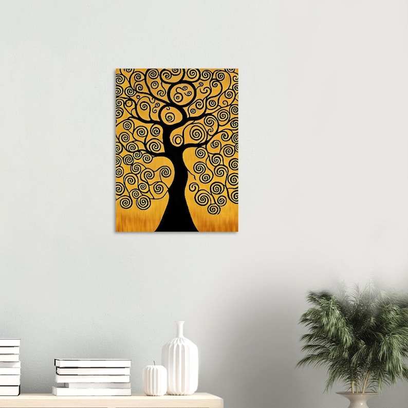 Gustav Klimt Inspired: Tree of Life Wood Print Unique Wall Art for ...