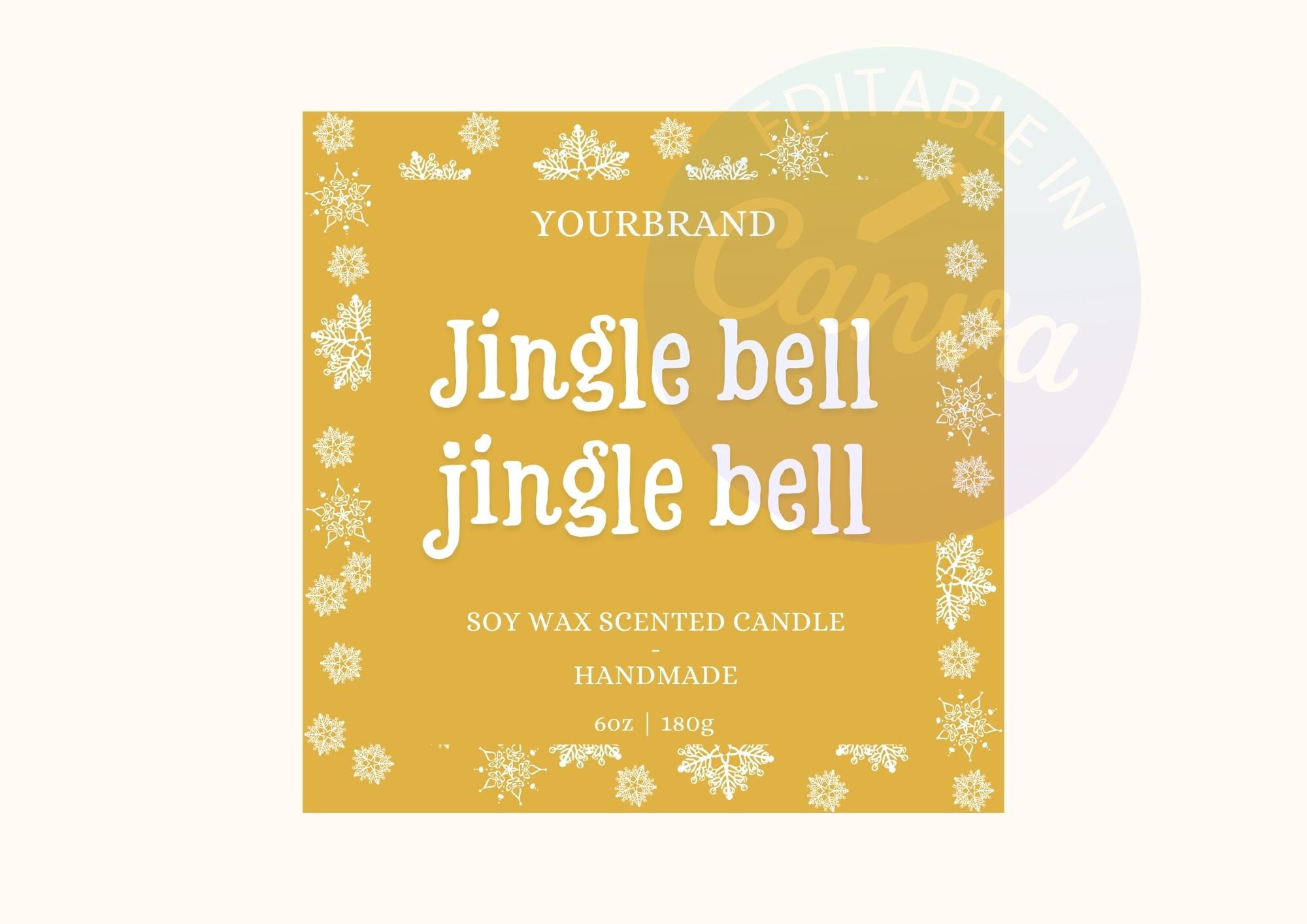 Christmas Candle Label Template DIY Square Christmas Songs Label christmas-candle-label-template-diy-square-christmas-songs-label