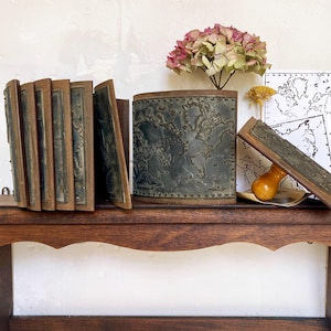 Set di 12 timbri con mappe francesi d'epoca: timbri intercambiabili con mappe geografiche per decorazioni per la casa / timbri in gomma geografici / mappe del vecchio mondo