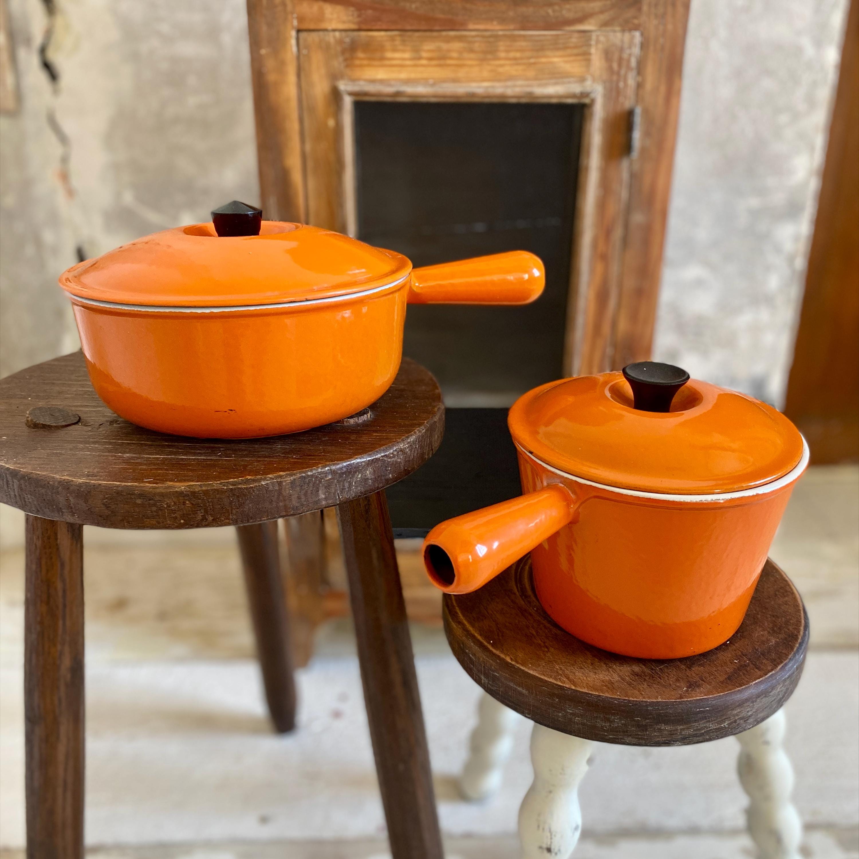 Vintage fondue le creuset - Etsy 日本