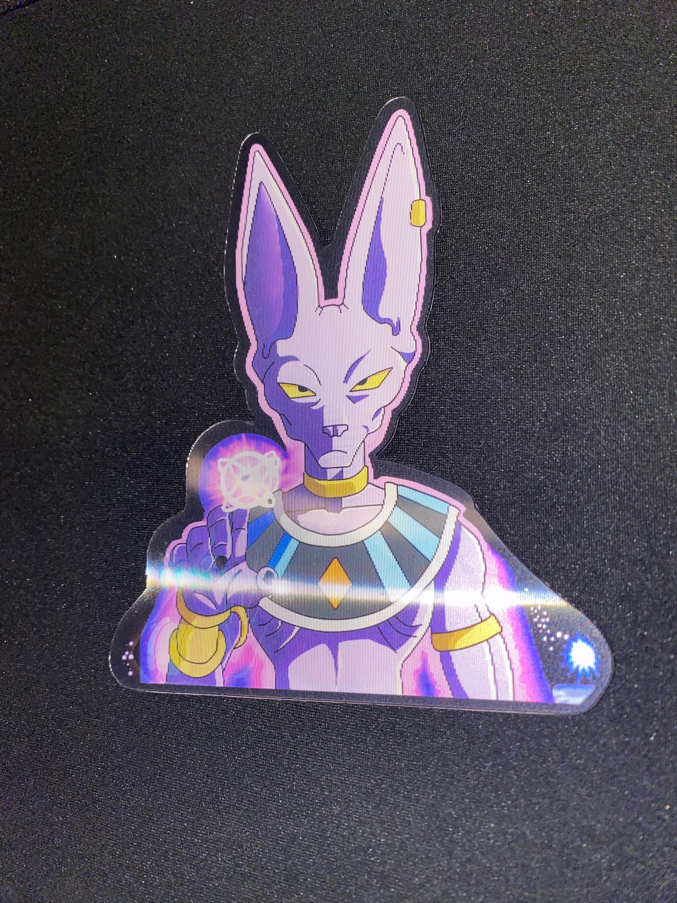 Dragon Ball Z: Beerus Lenticular Sticker - Etsy