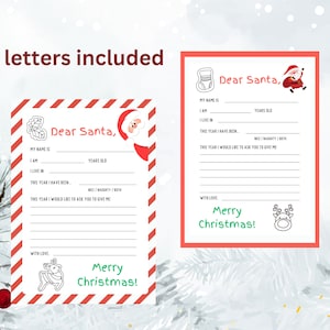 Brief an den Weihnachtsmann, Lieber Weihnachtsbrief, druckbarer Brief an den Weihnachtsmann, Weihnachtswunschliste, Weihnachtsbrief der Kinder, Weihnachtswunschliste