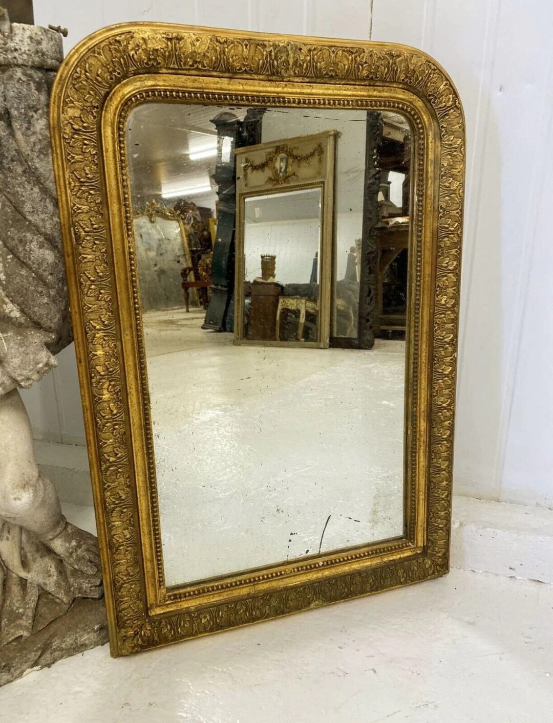 Antique French Mirror Louis Philippe - Etsy