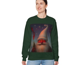 Santa Claus is Burning Trees Unisex Heavy Blend Crewneck Sweatshirt