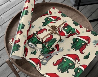 Merry Christmas Cthulhu Grift Wrapping Paper