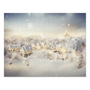 Enchanted Christmas Village Jigsaw Puzzle (252, 500,1000-Piece)
