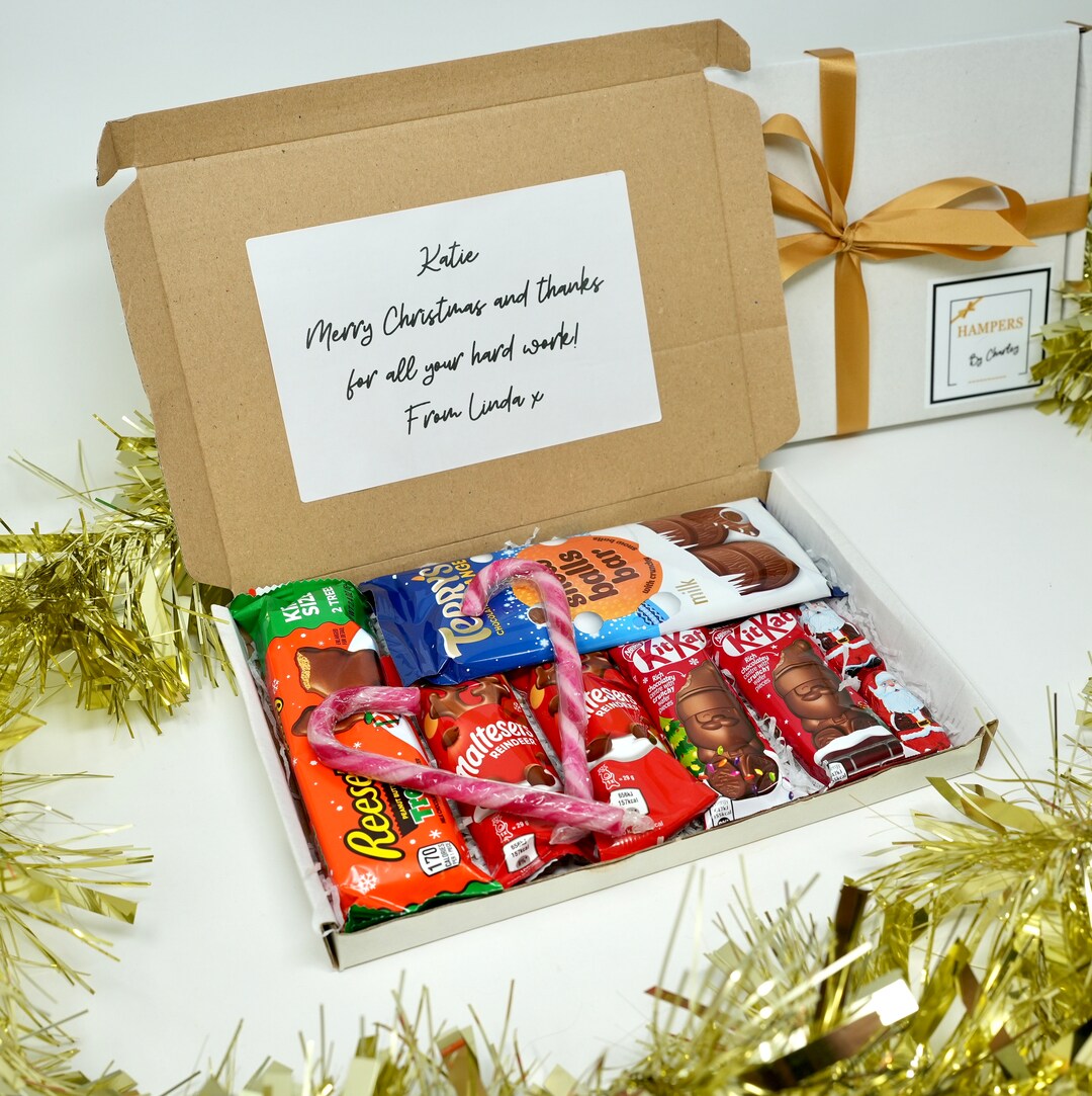 Christmas Chocolate Hamper Letterbox Gift Gift Box Gift Etsy UK