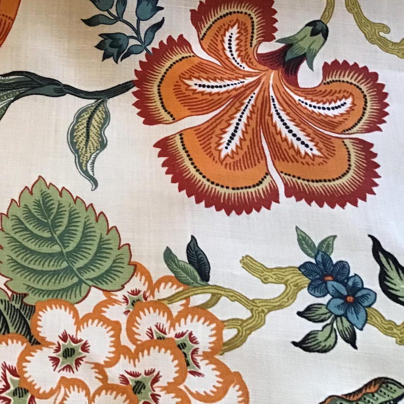 Transitional design home decor lumbar pillow cover is a multicolored botanical print on linen fabric, making it an ideal housewarming gift. Elevate your home ambiance with this stylish Schumacher pillow cover, featuring a floral print for every home.