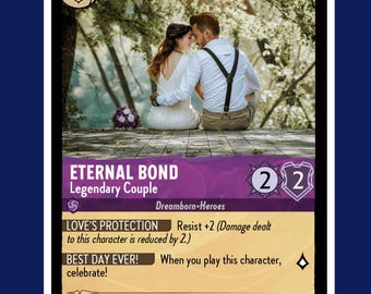 Custom Lorcana Style Card – Personalized Foil Keepsake Print