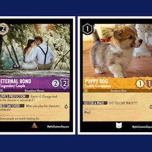 Custom Enchanted Lorcana Card - Etsy