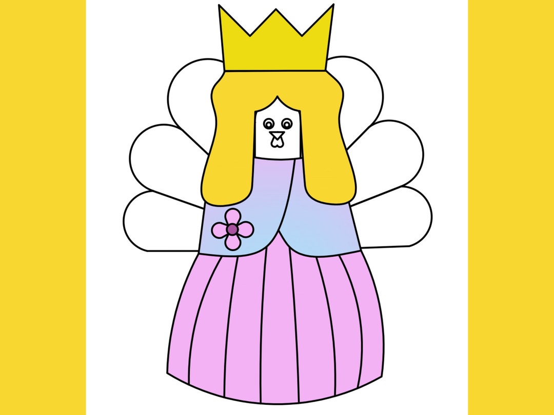 Disguise a Turkey Blonde Princess Disguise - Etsy
