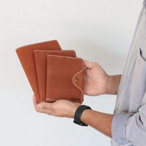 Personalized Leather Journal, Engraved  Notebook Diary, Travel Notebook, Corporate Gifts, Valentine&#39;s Day Gift, Custom Christmas Gift