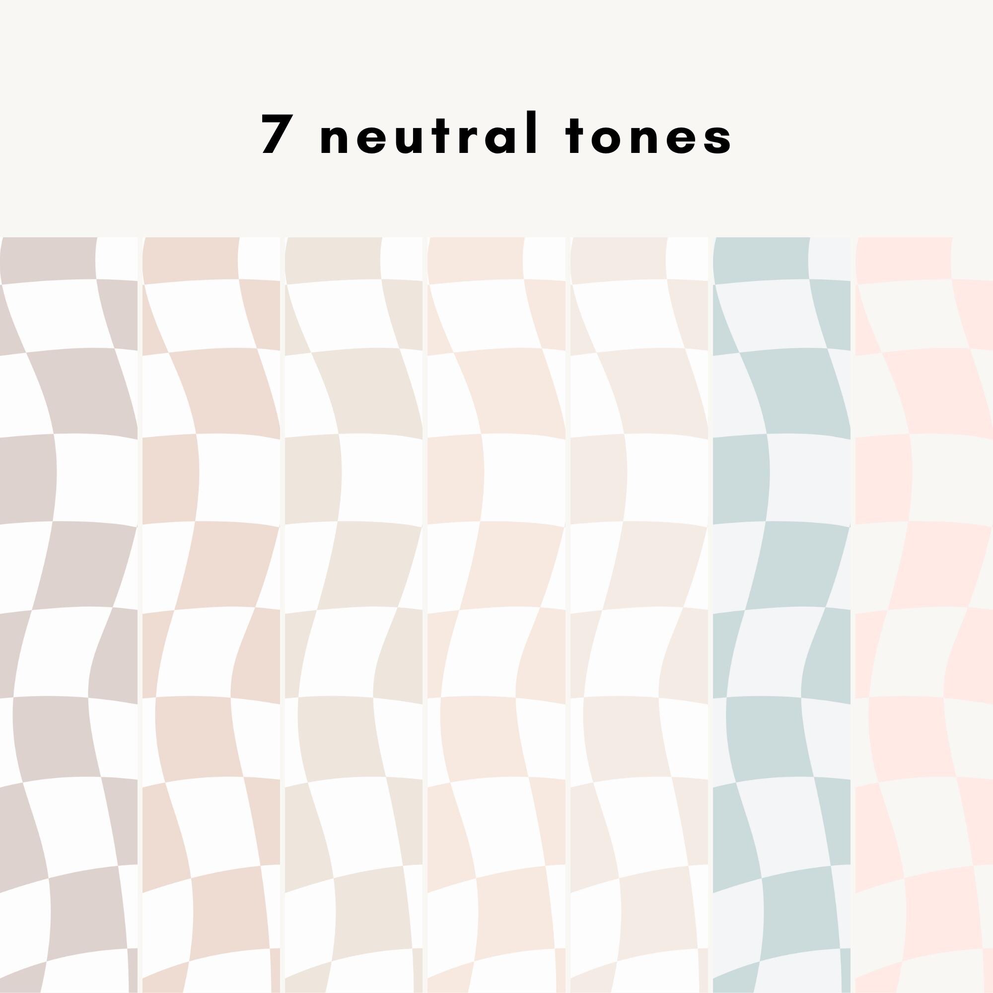 Phone Aesthetic Minimalist Wallpaper Pack, Pink, Beige, Sage Green Wavy