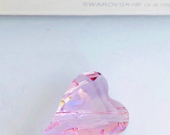 1 Stück Original Swarovski® Rosaline 17 mm Wildes Herz Perle ref: 5743 Handwerk