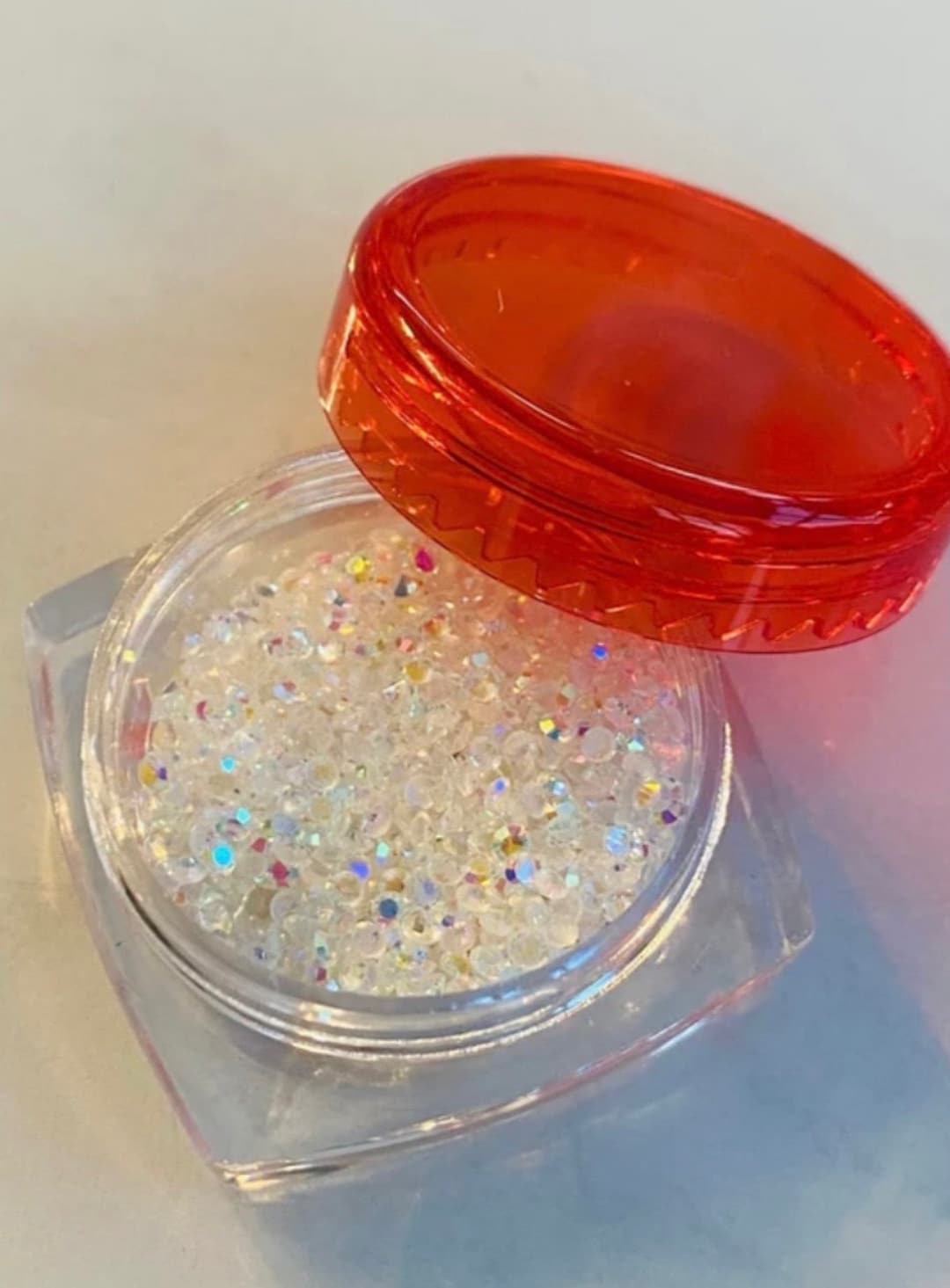 1440pcs Tooth Gems Preciosa® Crystal Pixie Chandelier Dust AB