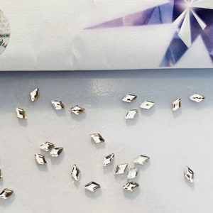 10pcs Tooth Gems Preciosa® Crystal Diamond 5x3mm Lead Free Crystal Gems Jewellery
