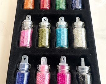 スワロフスキー Crystal Pixel flake 3個セット Swarovski® and Preciosa® Micro Gems and Crystal Pixie Tooth Gems