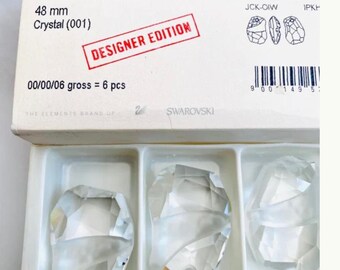 スワロフスキー 6191 48mm 1pc Original Swarovski® Rock 48mm Crystal Pendant Designer