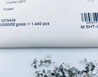 50pcs Tooth Gem Swarovski® Crystal Non Hotfix   Designs foiled Gluefix   ss9 Rhinestones Flatback ref :2058
