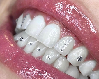 100pcs MIX Tooth Gem Swarovski® Crystal ss3, ss4,ss6, ss8 LEAD FREE Non Hotfix foiled ss8 Rhinestones Flatback ref :2058