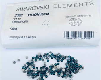 スワロフスキー スワロフスキー 2028 XILION Rose SS34 フォイル 価格は10個入り、144