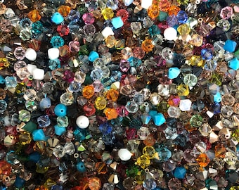 Echte Swarovski® 100 stuks 6 mm bicones kralen gemengd 5328 kraalkleur craft