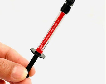 1pc Tooth Gem Light Cure Composites flowable adhesive 2ml adhesive & 5 Nozzles Rubyscraft