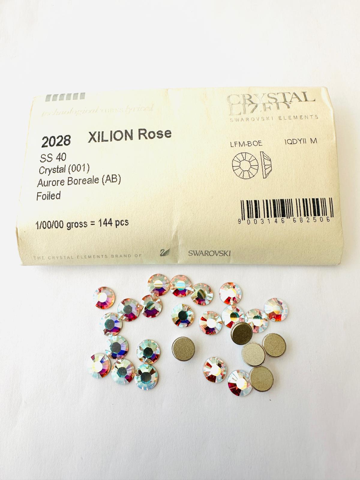 12pcs Swarovski® Ss40 AB Crystal Tooth Gem Lead Free Rhinestones